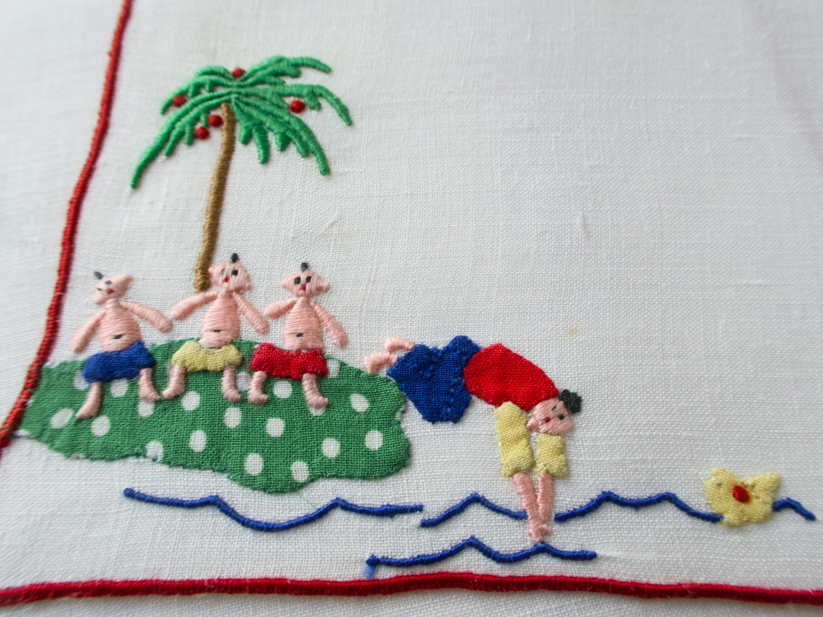 Stranded in Paradise Vintage Naughty Madeira Cocktail Napkins, Set of 8