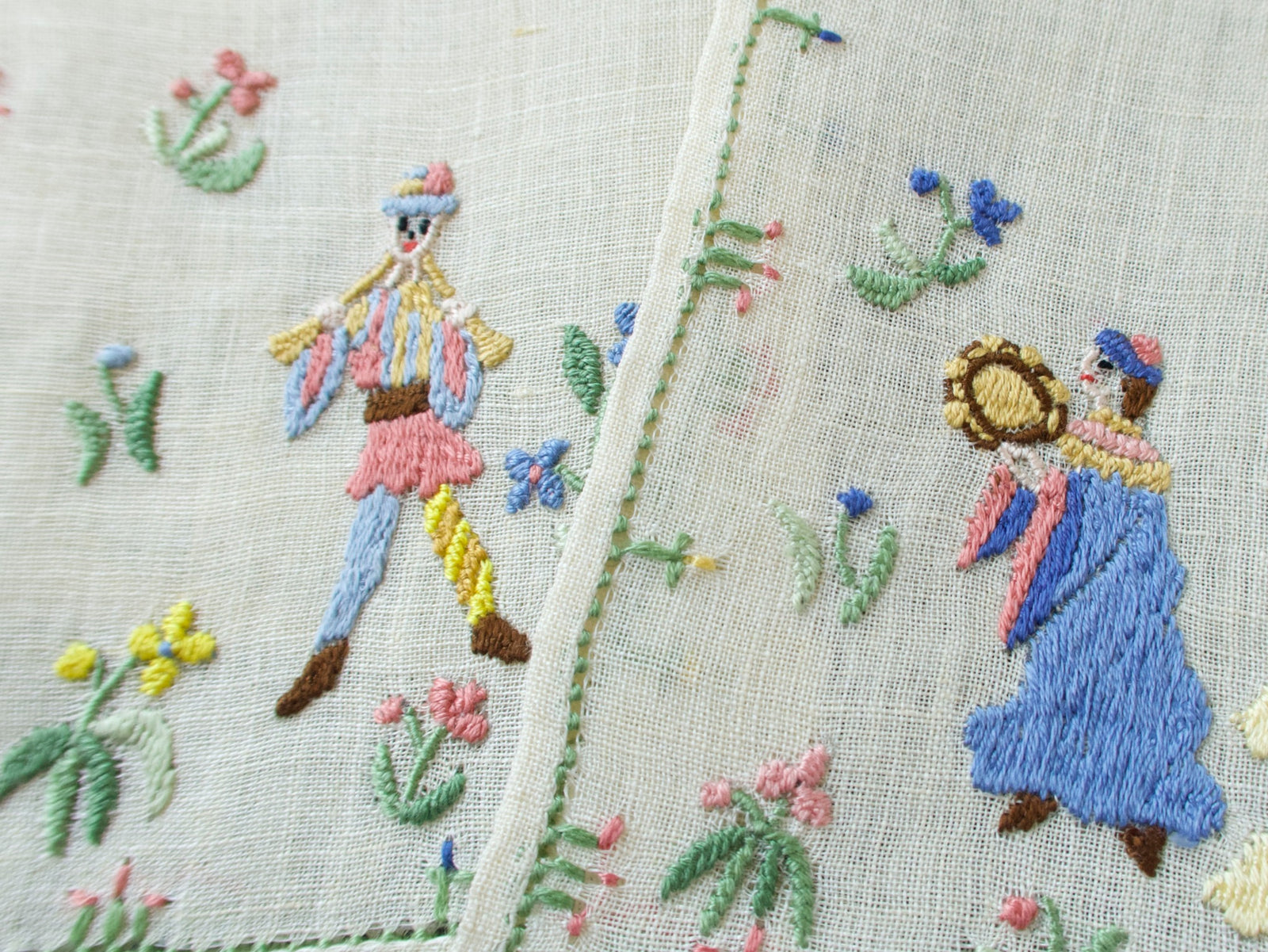 Medieval Musicians, Vintage Rapisardi Italian Cocktail Napkins, Set of 12