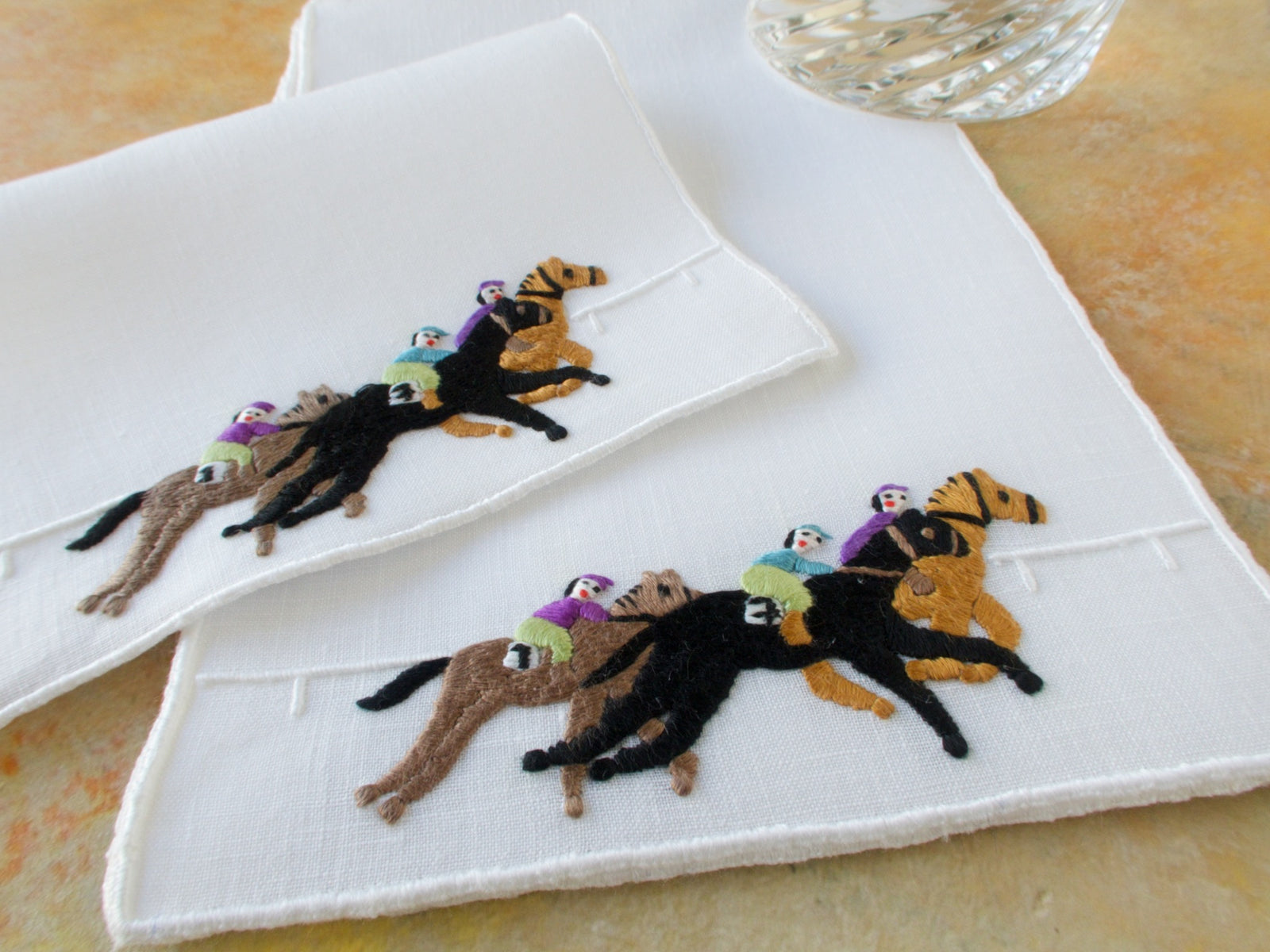 Horse Race Vintage Madeira Cocktail Napkins