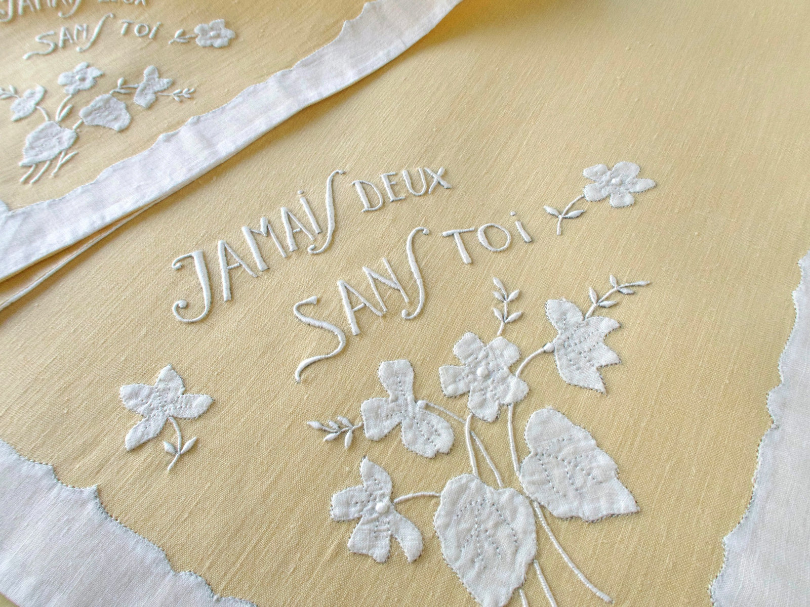 "No Two Without You" French Vintage Madeira 3pc Breakfast Set