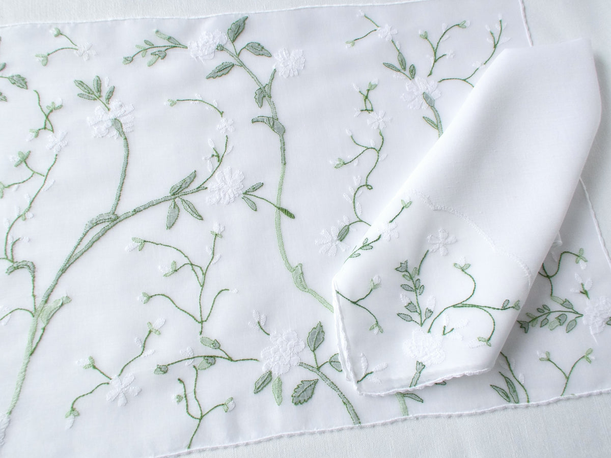 Ethereal Vintage Madeira 24pc Placemat Set for 12