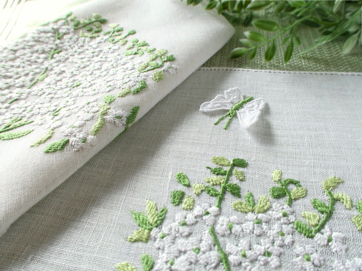 Butterflies &amp; Flowers Vintage Rapisardi 12pc Placemat Set for 6