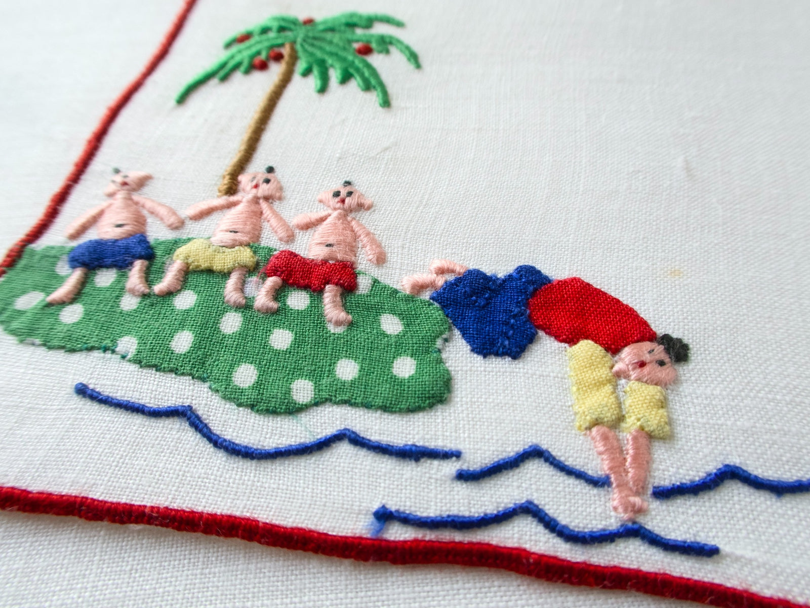 Stranded in Paradise Vintage Naughty Madeira Cocktail Napkins, Set of 8