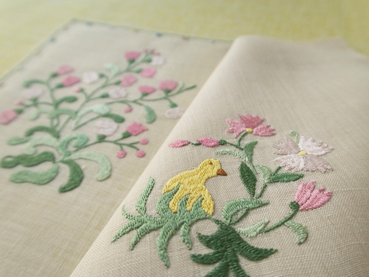 Animals &amp; Flowers Vintage Rapisardi 16pc Placemat Set for 8