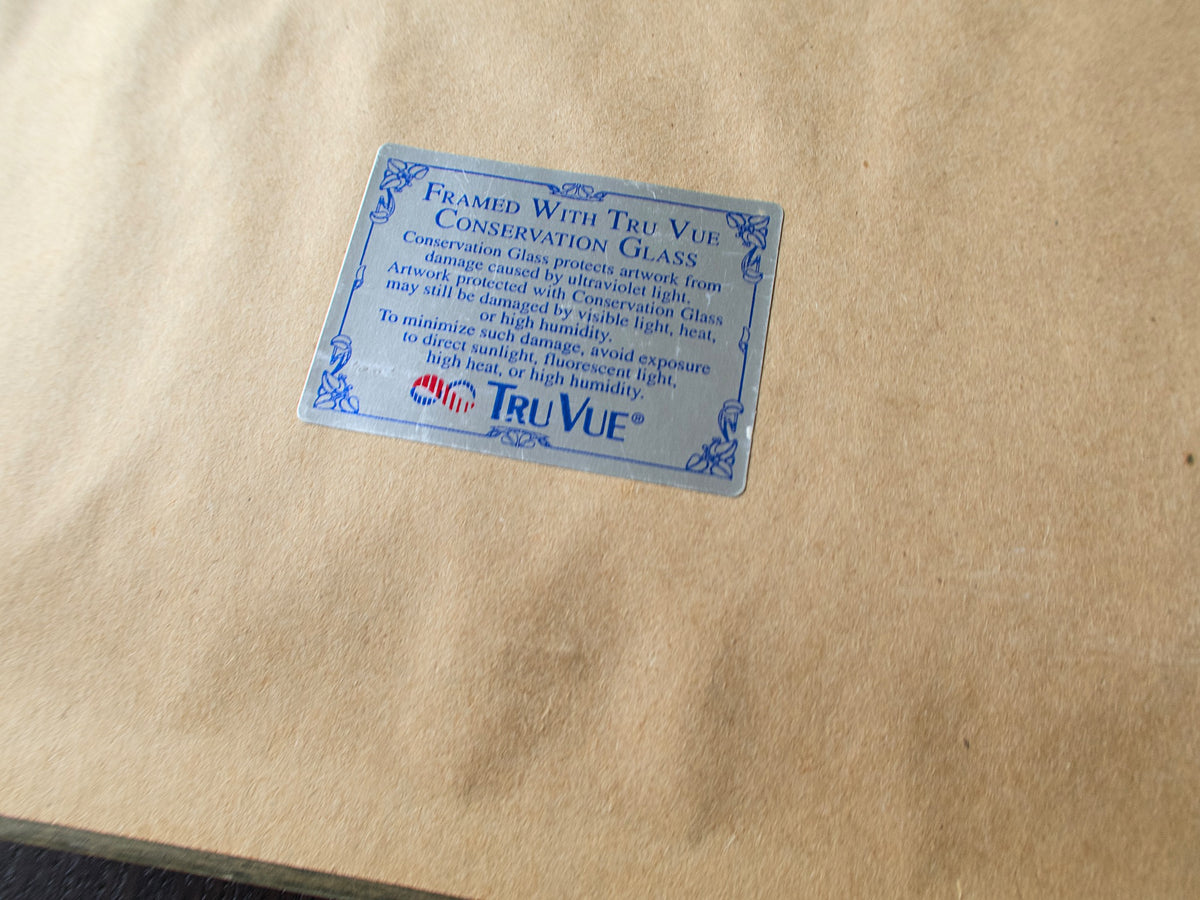 Medieval Lovers Banquet Scene Vintage Rapisardi Embroidered Panel, Framed