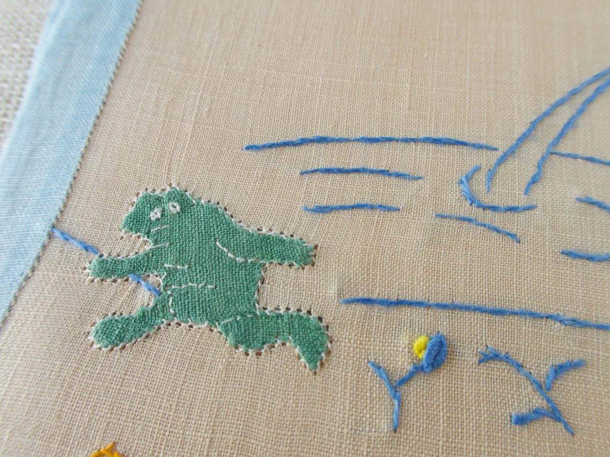 Moral: Don&#39;t Drink Water Vintage French Cocktail Napkins, Set of 4