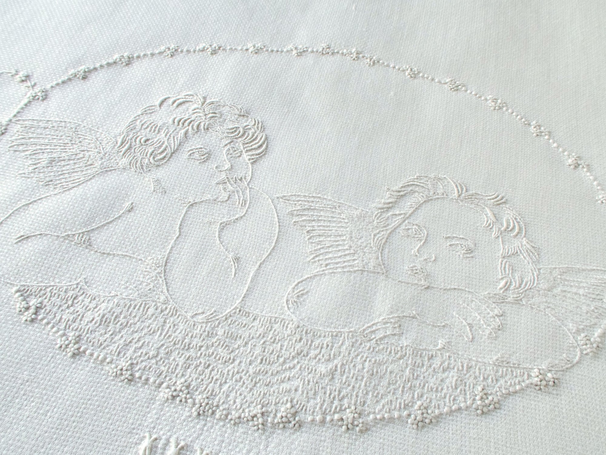 Raphael's Cherubs Appenzell Linen Towel, 25x36