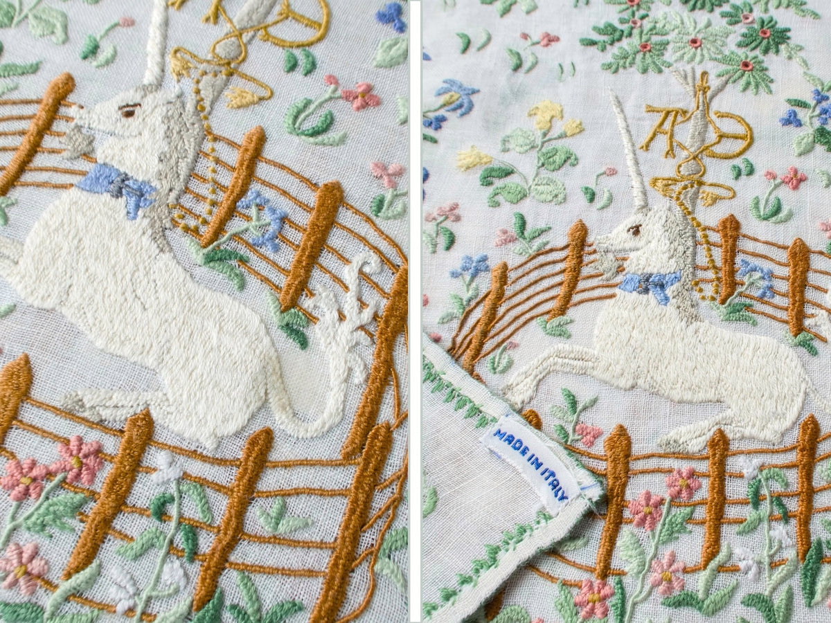 The Unicorn Tapestries Vintage Rapisardi 25pc Placemat Set for 12