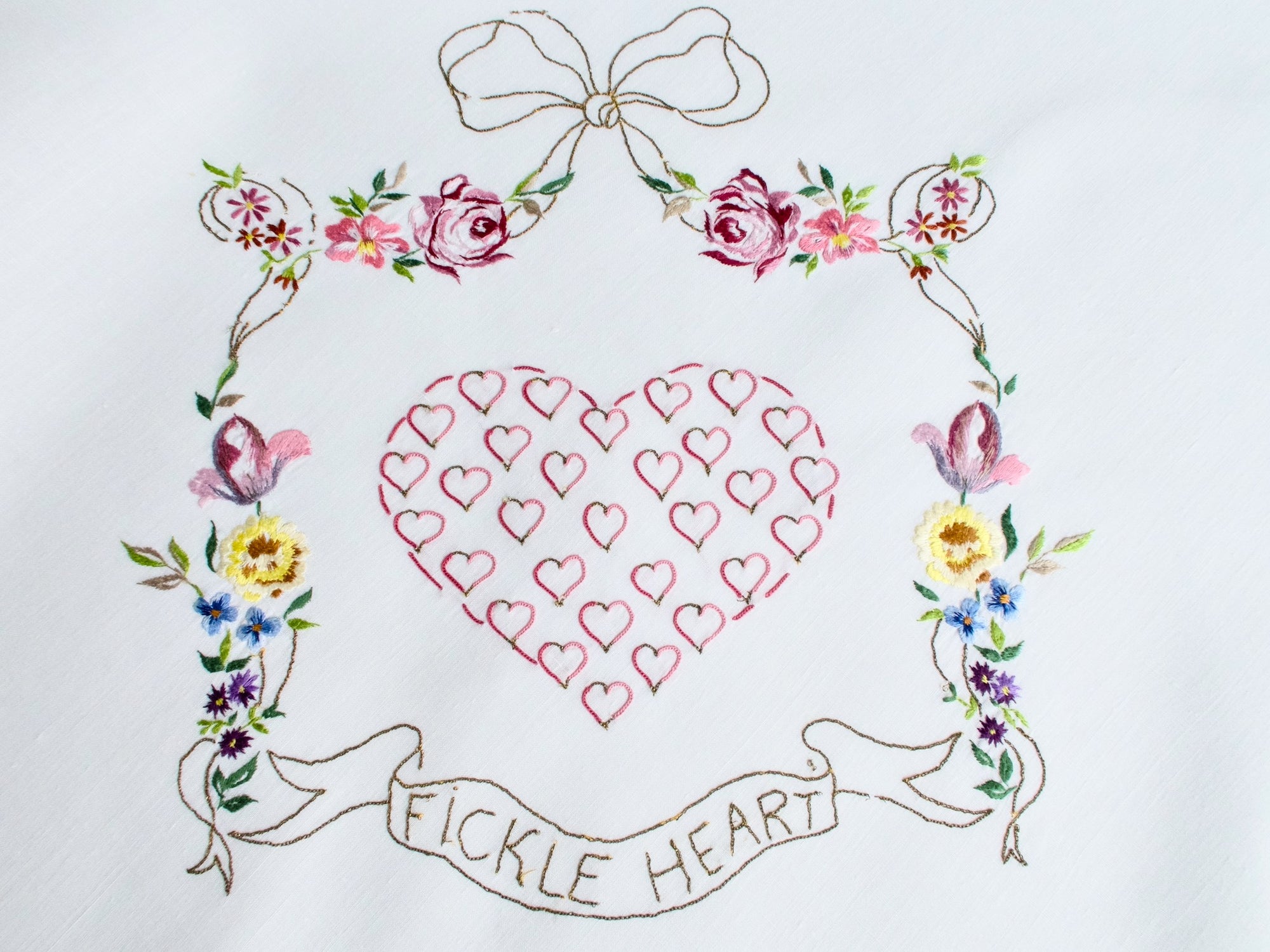 D. Porthault Round “Valentine” Tablecloth & Napkins from the Duke & Duchess of Windsor