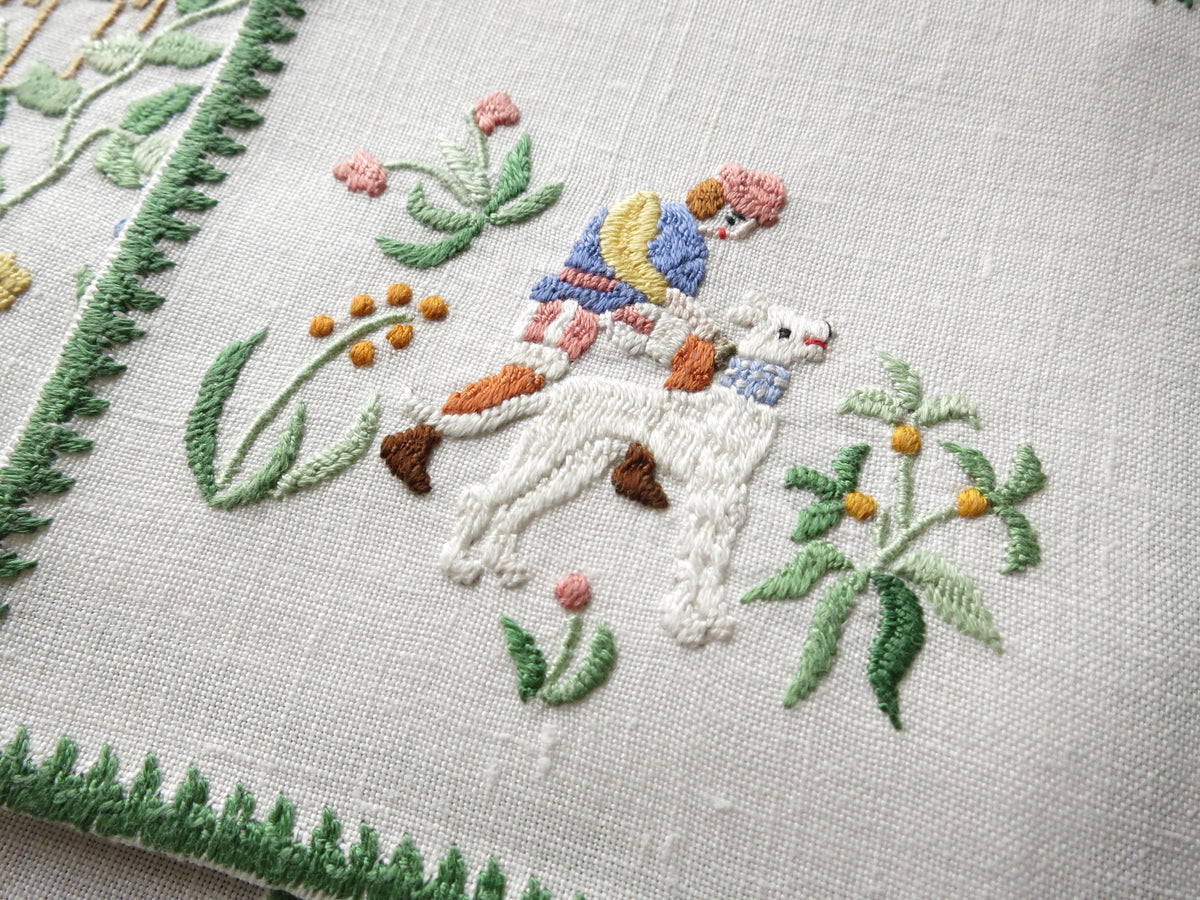 Hunt of the Unicorn, Vintage Rapisardi Italian Cocktail Napkins, Set of 12