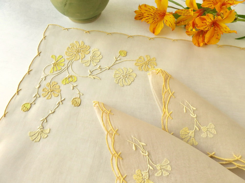 &quot;Cornflower&quot; Vintage Marghab 3pc Breakfast Set