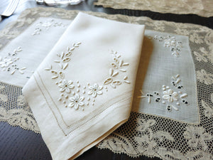 Vintage Valenciennes Lace & Linen 25pc Placemat Set for 12
